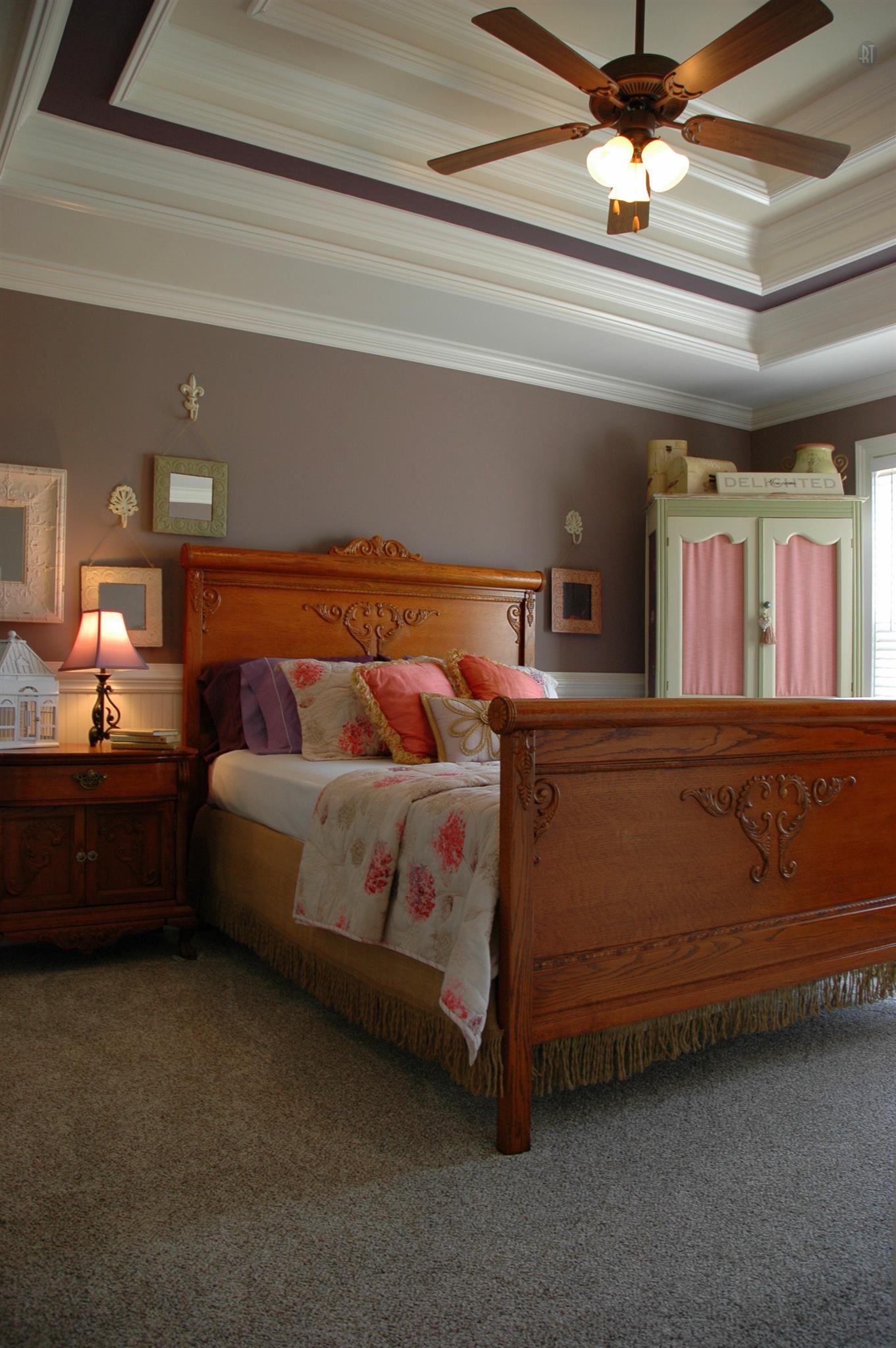 1226 White Rock Road Spring Hill, TN 37174 - Photo 15 of 20 a bedroom with a bed and a chandelier