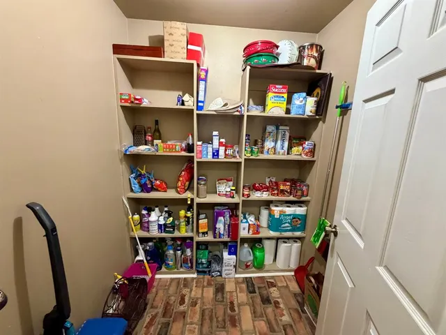 a room with storage and utility