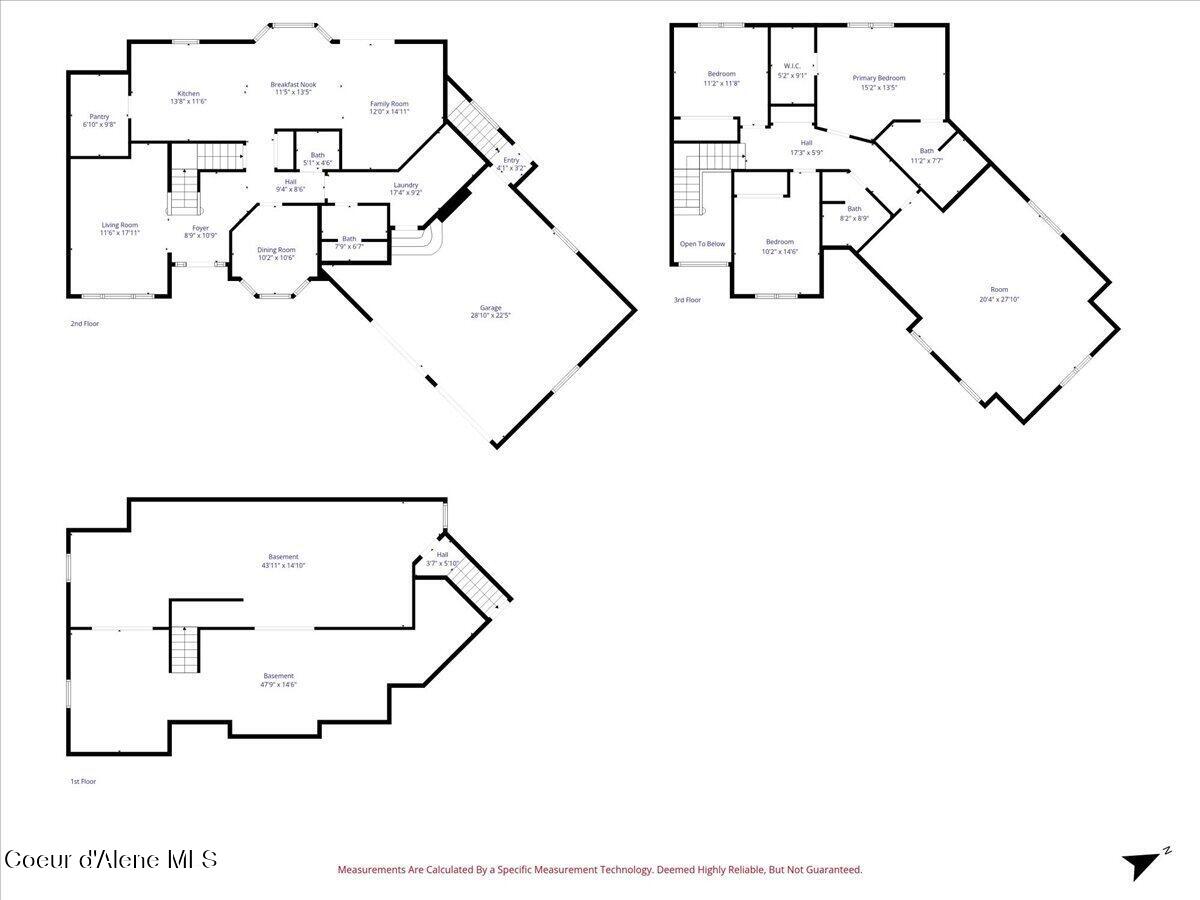 8931 North Davis Circle Hayden, ID 83835 - Photo 46 of 46 Floor Plan