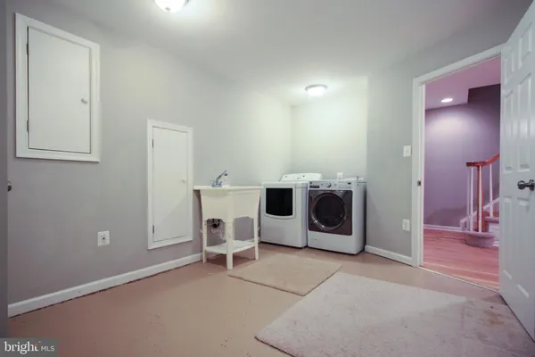 a view of a storage & utility room