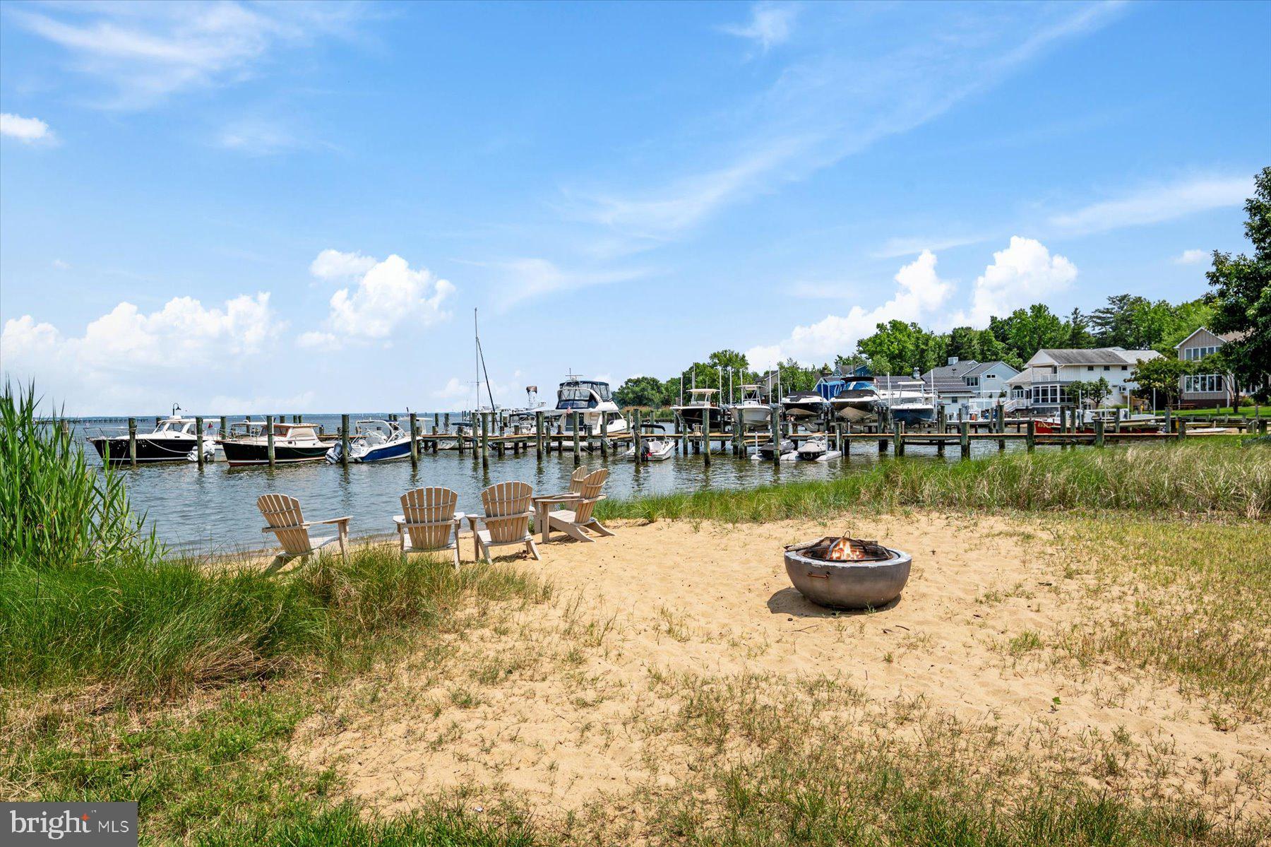 3718 Ramsgate Drive Annapolis, MD 21403 - Photo 94 of 101 small beach and fire pit