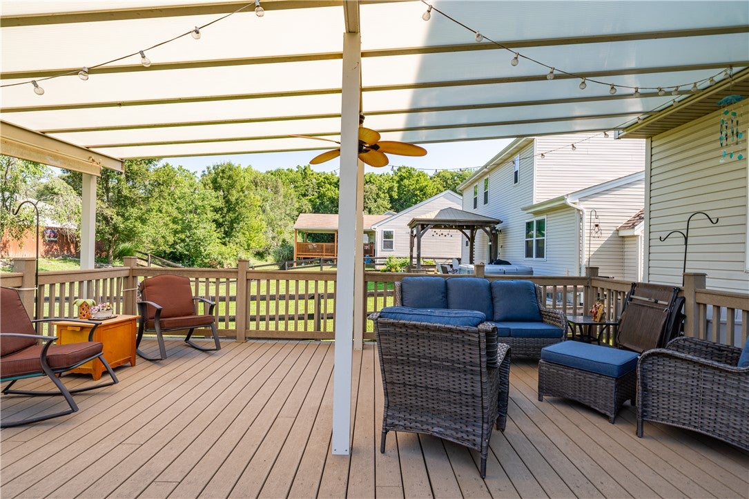10765 Stone Ridge Way Harrison, OH 45030 - Photo 58 of 68 A spacious covered deck extends outdoor living, providing a perfect setting for relaxation or entertaining.