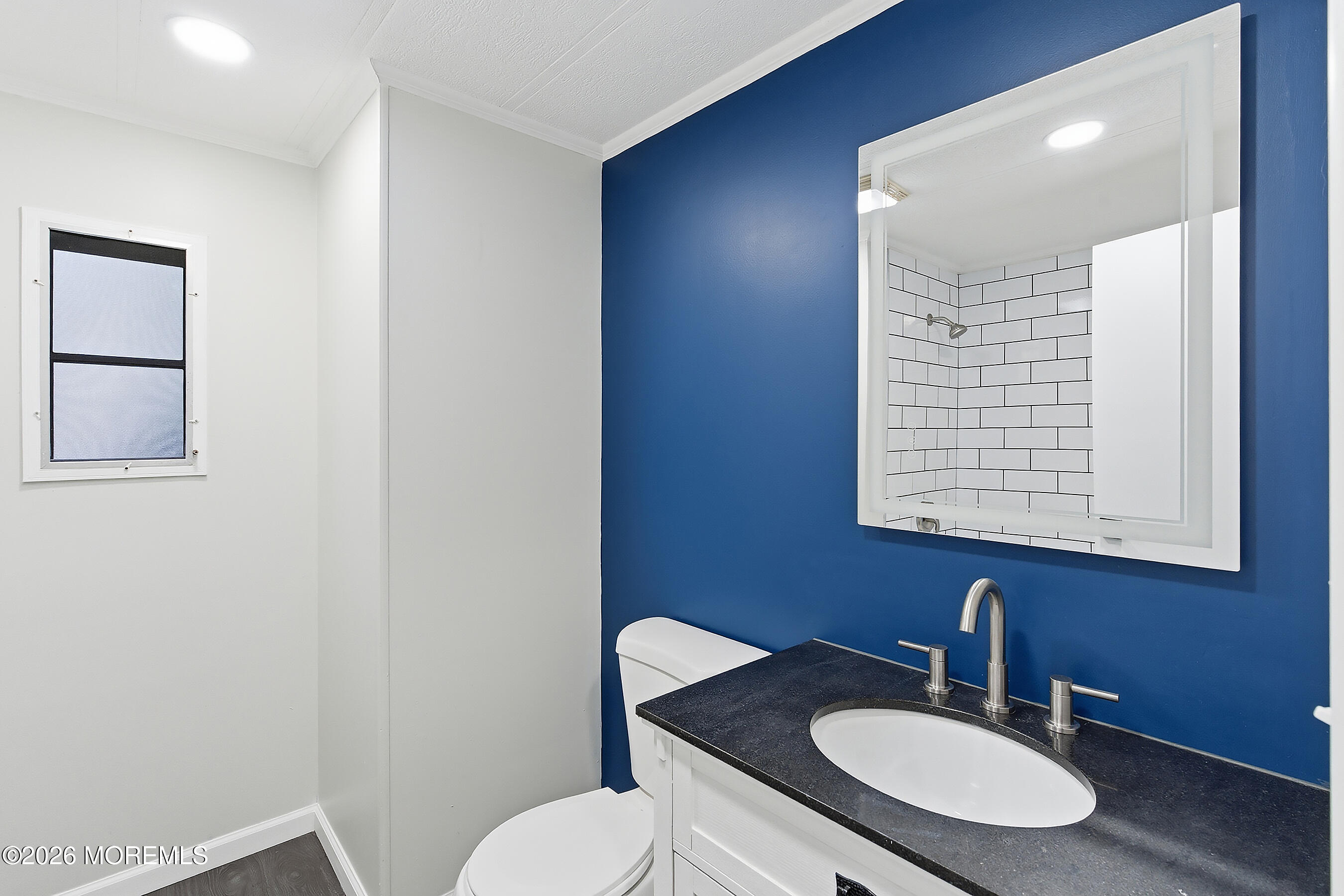 6 Loblolly Lane Jackson, NJ 08527 - Photo 15 of 20 a bathroom with a toilet a sink and mirror