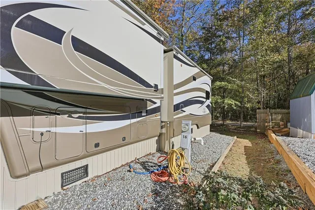 a front view of a house with entryway