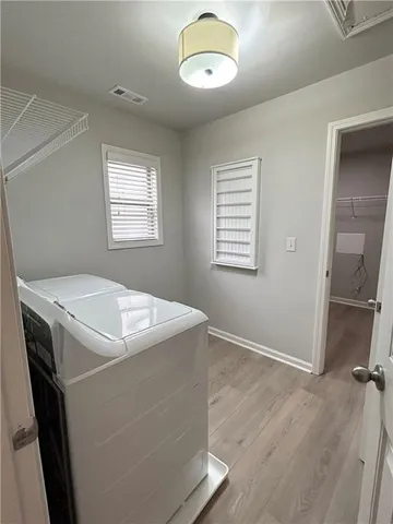 a view of a livingroom with a window