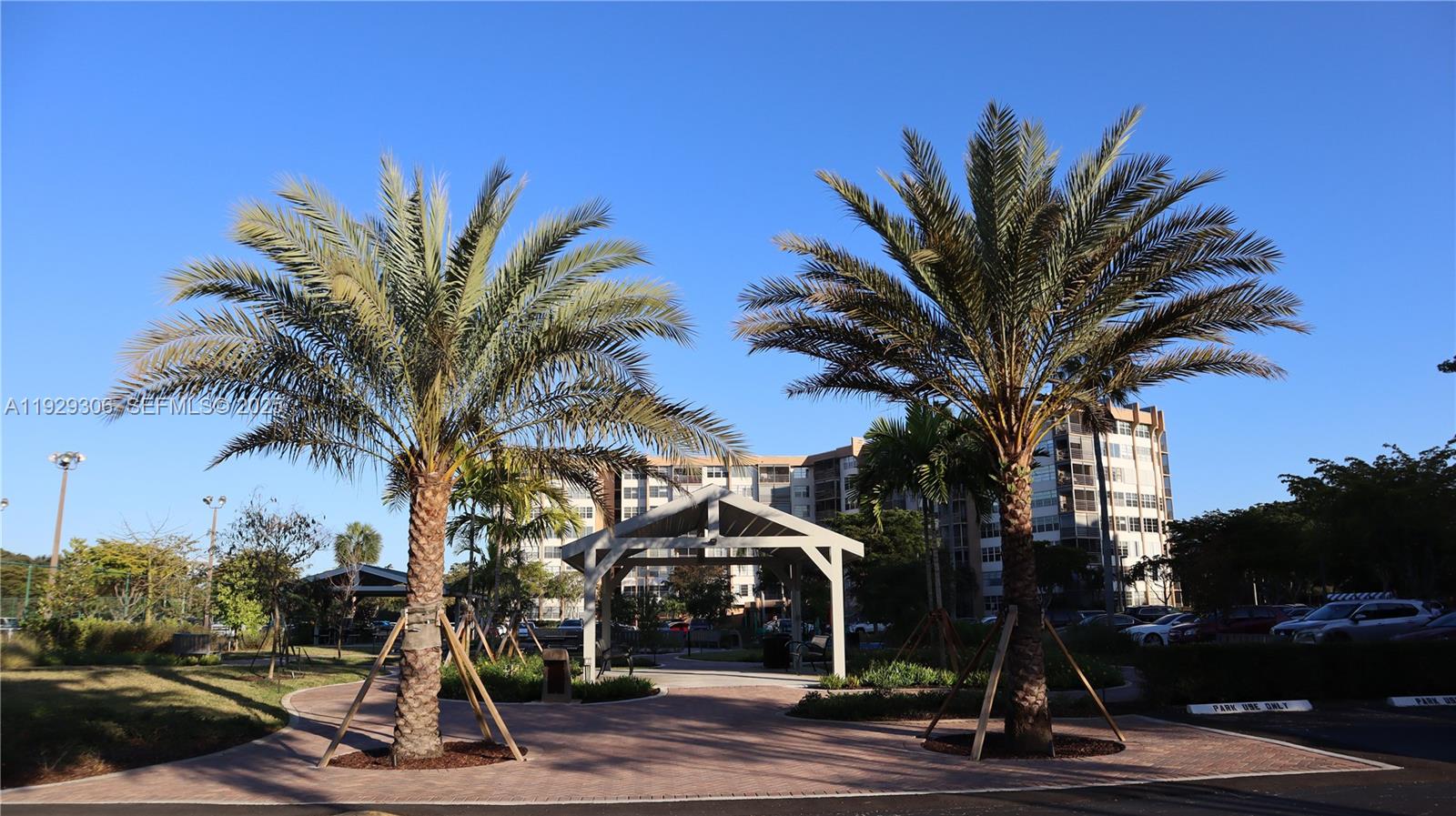 900 St Charles Place, Unit 419 Pembroke Pines, FL 33026 - Photo 27 of 27 a front view of a house with palm trees