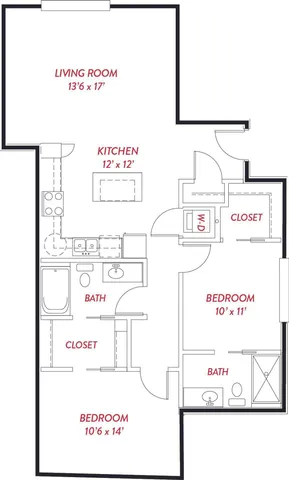 $2,700 | 730 North Washington Avenue, Unit 342, Minneapolis, MN 55401