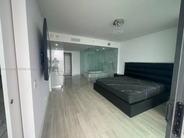wooden floor and windows in a room