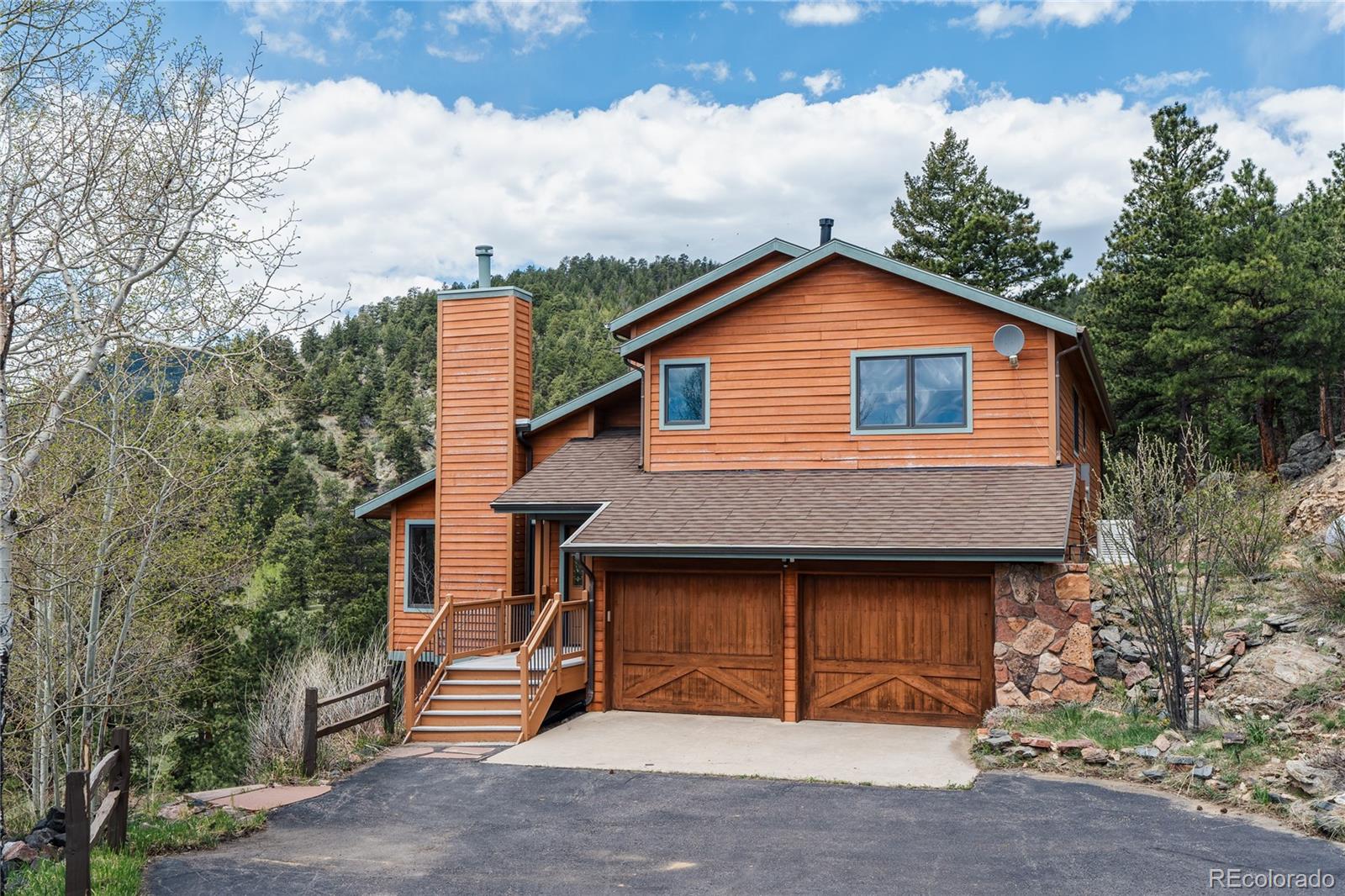 a house with a outdoor space