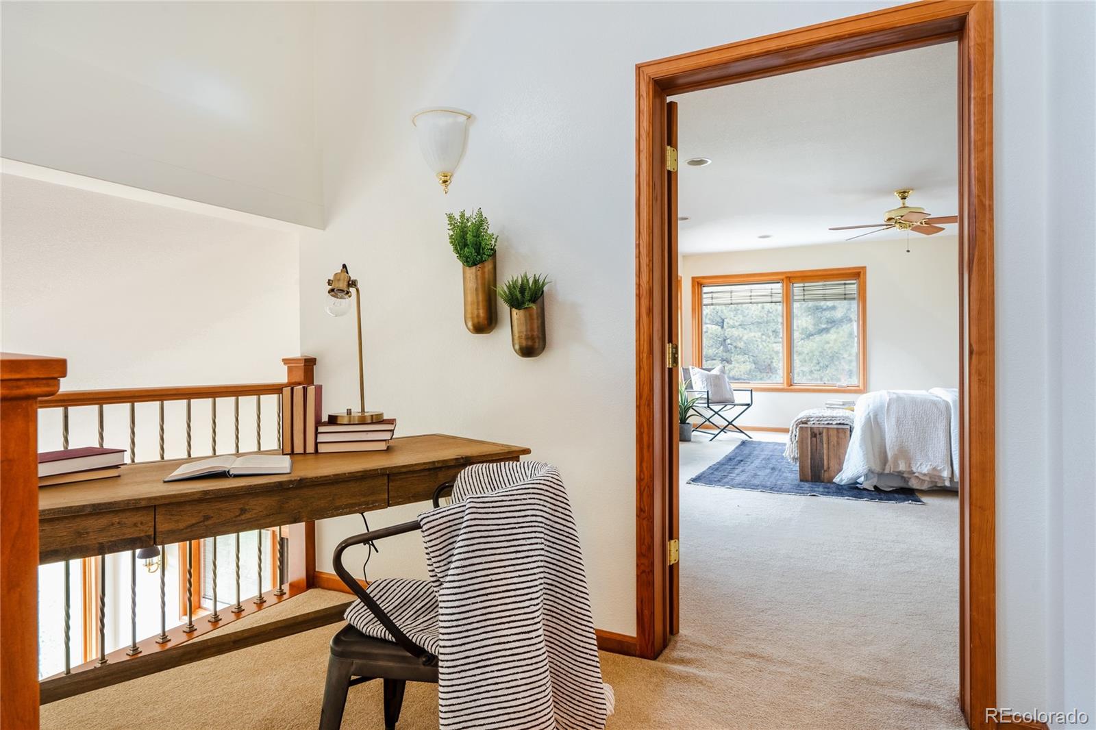 34187 Cactus Drive Evergreen, CO 80439 - Photo 24 of 39 a view of a balcony with furniture