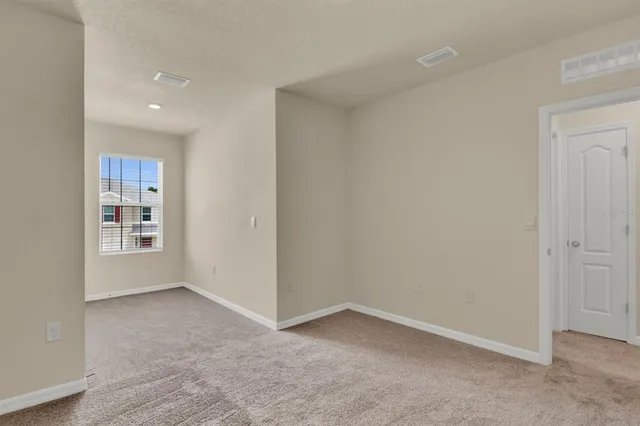 a view of a balcony with an ocean view