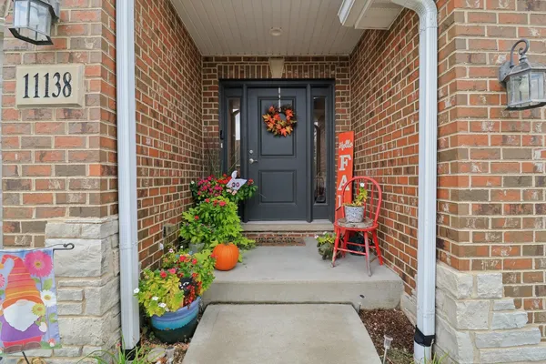 a view of path with outdoor seating