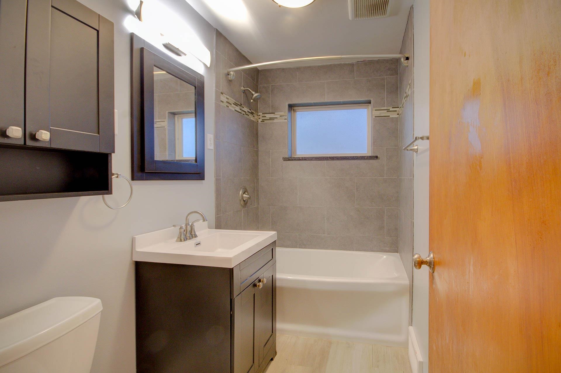 327 4th Street Andover, IL 61233 - Photo 42 of 58 a bathroom with a sink a toilet and a bathtub