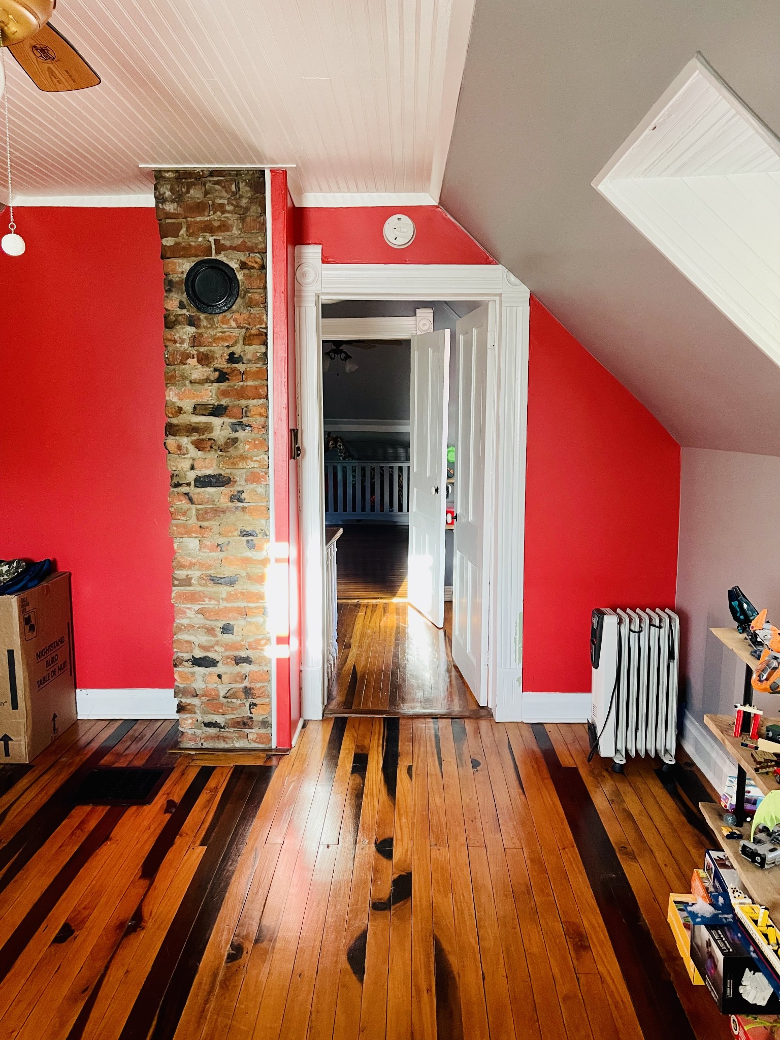 830 Red Hill Road Normandy, TN 37360 - Photo 47 of 56 a view of a room with wooden floor and stairs