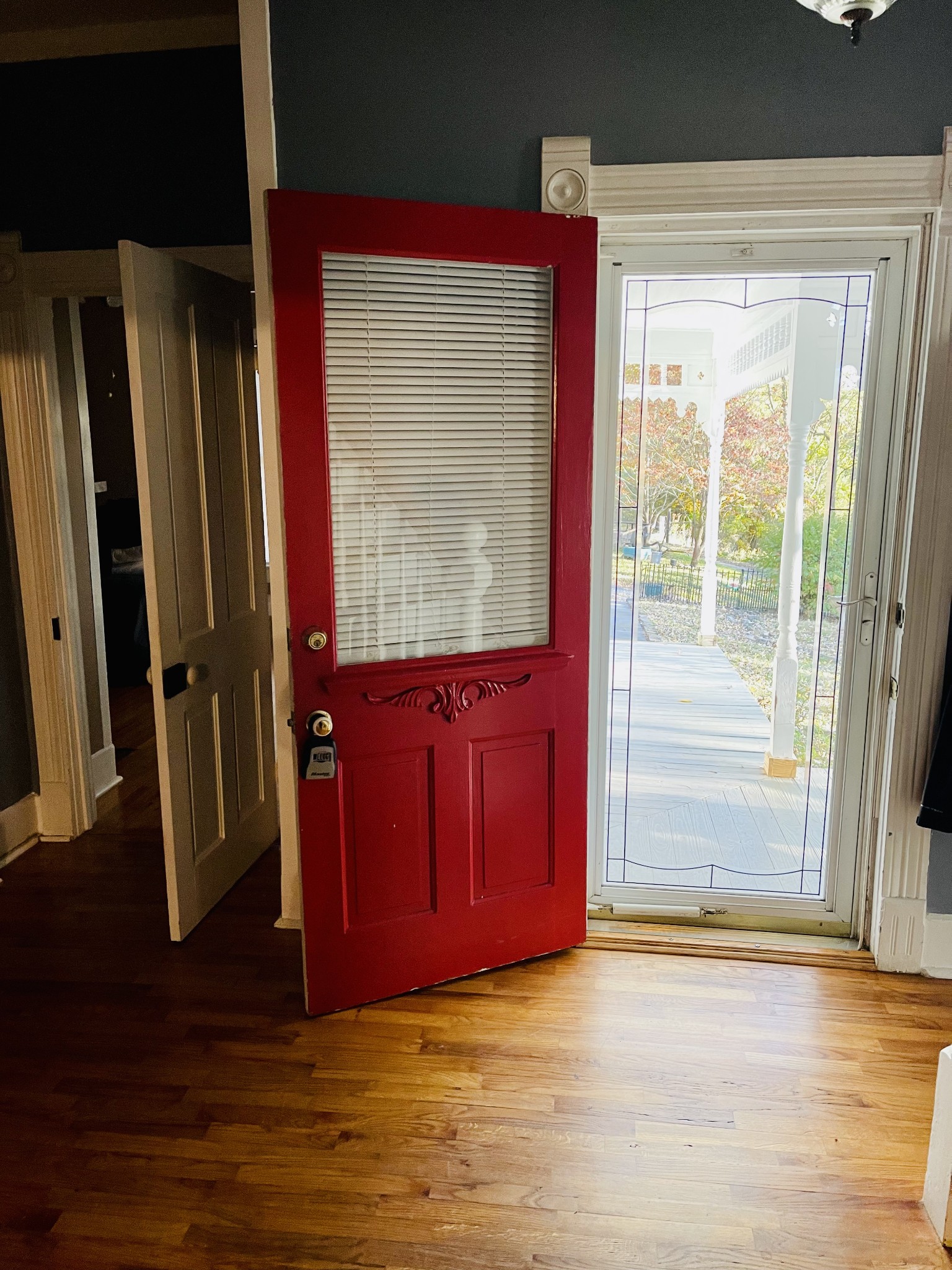 830 Red Hill Road Normandy, TN 37360 - Photo 48 of 56 an empty room with wooden floor and windows