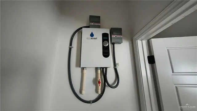 a view of a entryway with wooden floor