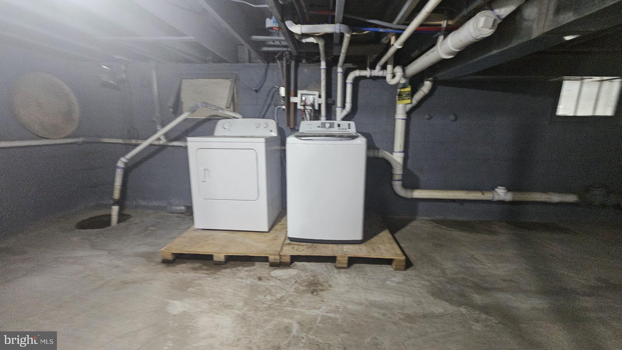 471 Glassboro Road Woodbury Heights, NJ 08097 - Photo 14 of 21 a utility room with dryer and washer