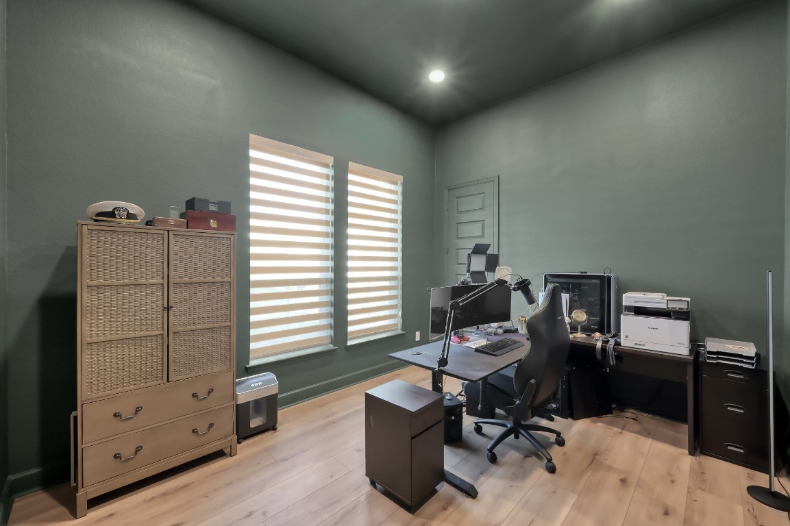 17801 Parnassum Path Conroe, TX 77302 - Photo 22 of 32 This secondary bedroom is currently being utilized as a home office.