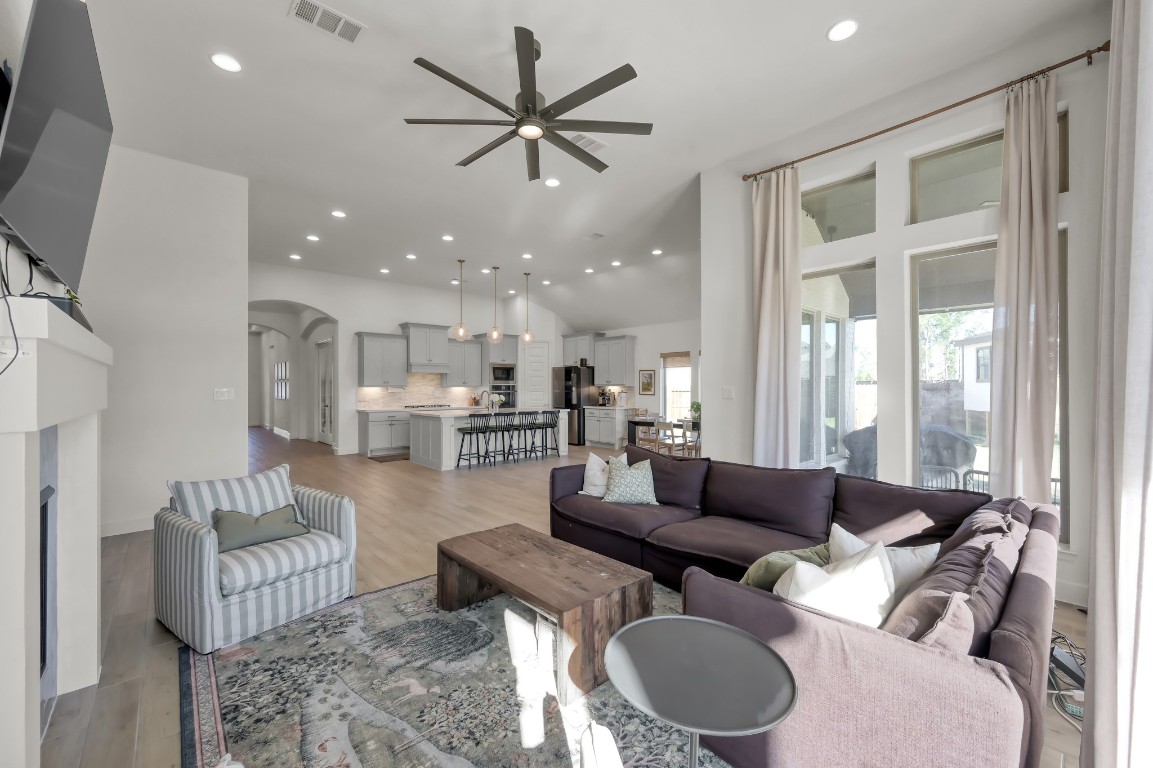 17801 Parnassum Path Conroe, TX 77302 - Photo 8 of 32 Open and connected, yet tucked just enough to feel like its own comfortable space.