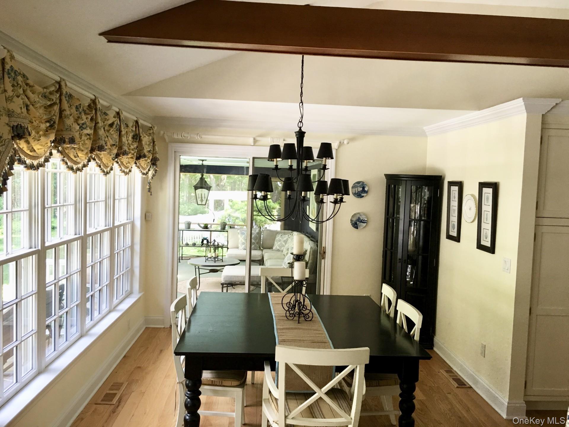 9 Cedar Hill Road Pound Ridge, NY 10576 - Photo 5 of 21 Dining Room connects seamlessly with kitchen and Great Room,perfect for entertaining.