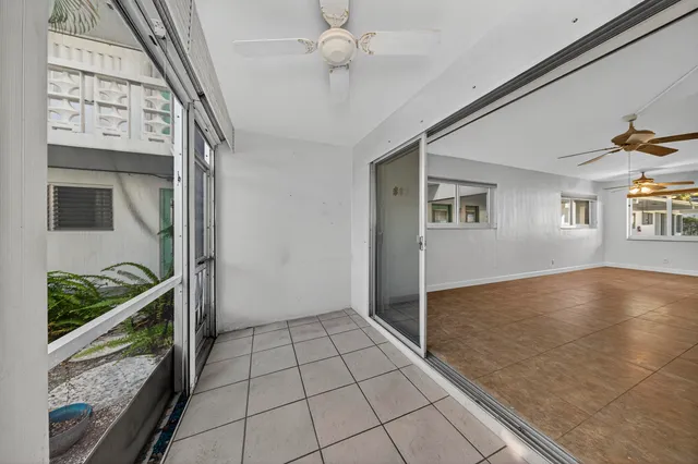 a view of an entryway with a window