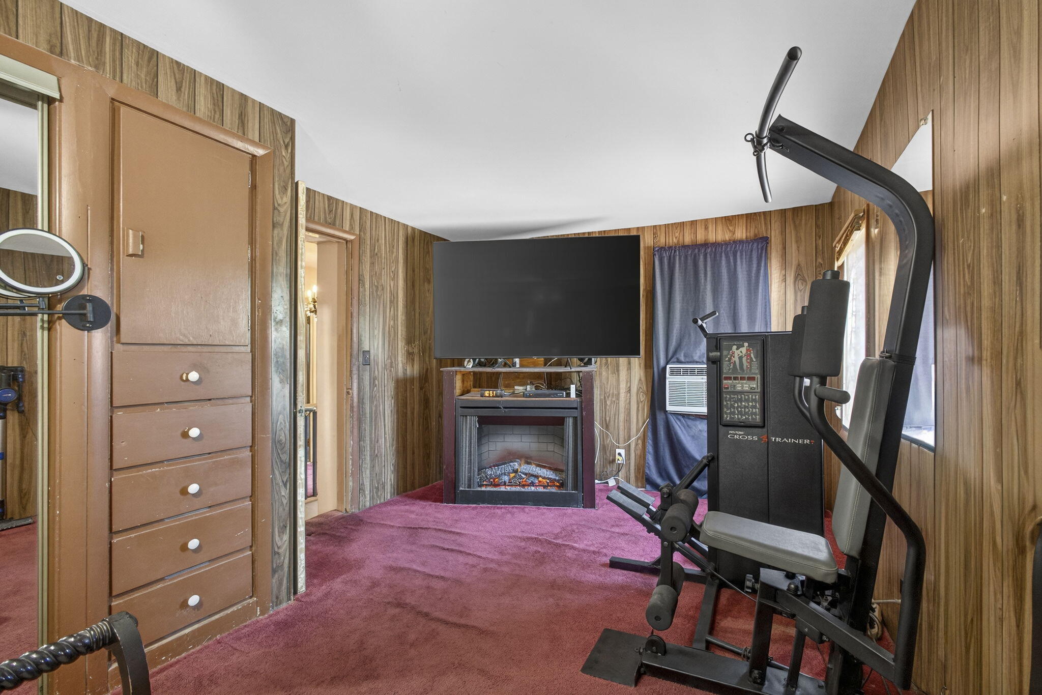 445 29th Street West Palm Beach, FL 33407 - Photo 39 of 61 a view of a livingroom with furniture and a fireplace