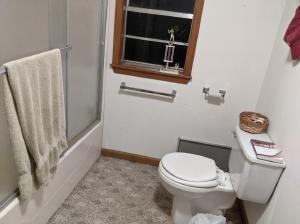 303 King Byron Road Scroggins, TX 75480 - Photo 9 of 11 a white toilet sitting next to a sink