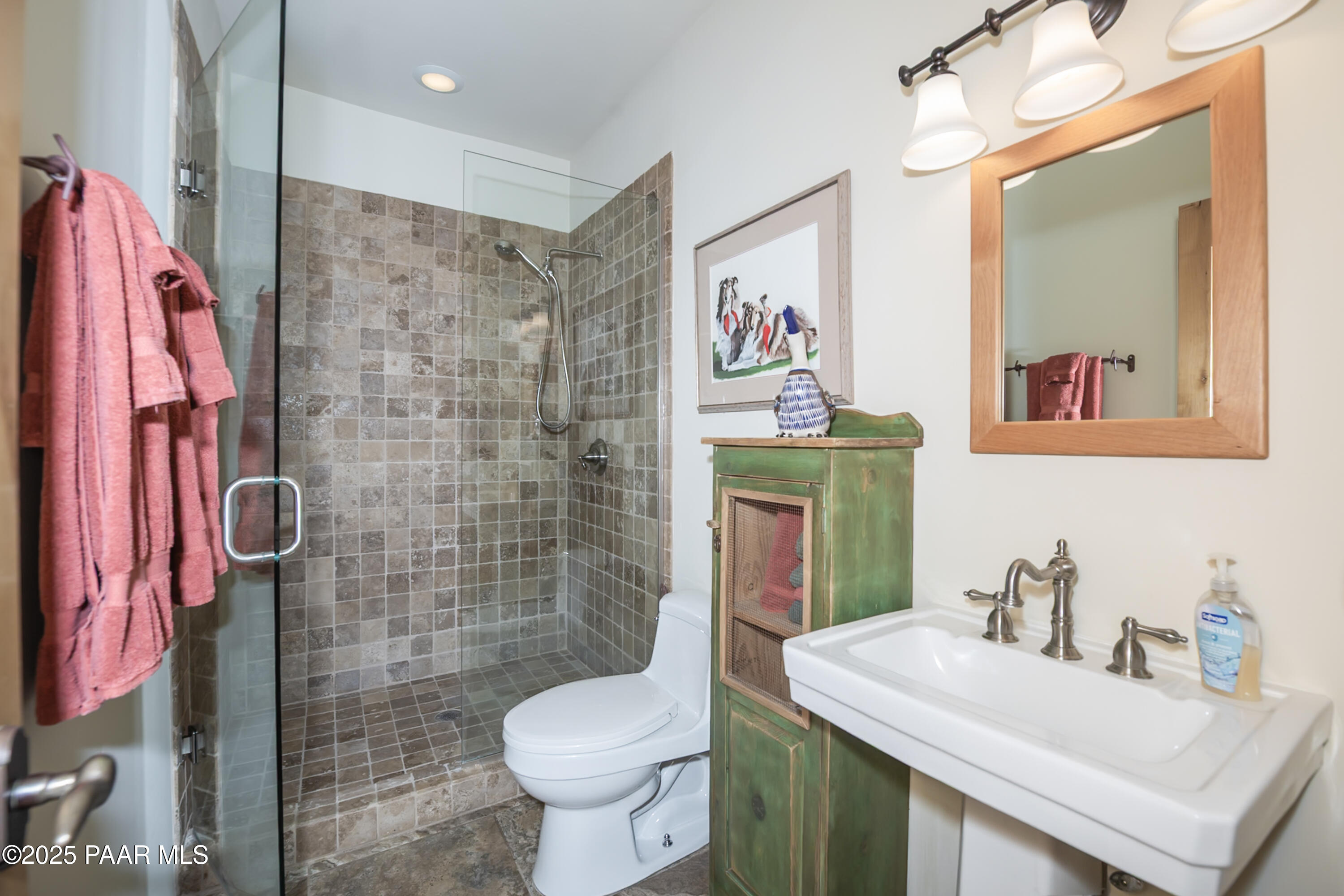 770 Grisby Road Skull Valley, AZ 86338 - Photo 28 of 58 a bathroom with a sink toilet and shower