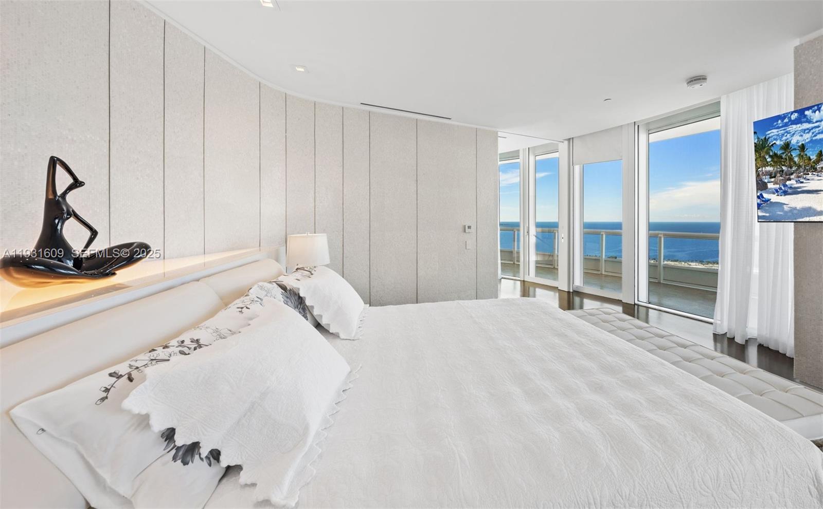 1643 Brickell Avenue, Unit 4102 Miami, FL 33129 - Photo 21 of 49 Master Bedroom & Master Bedroom Balcony