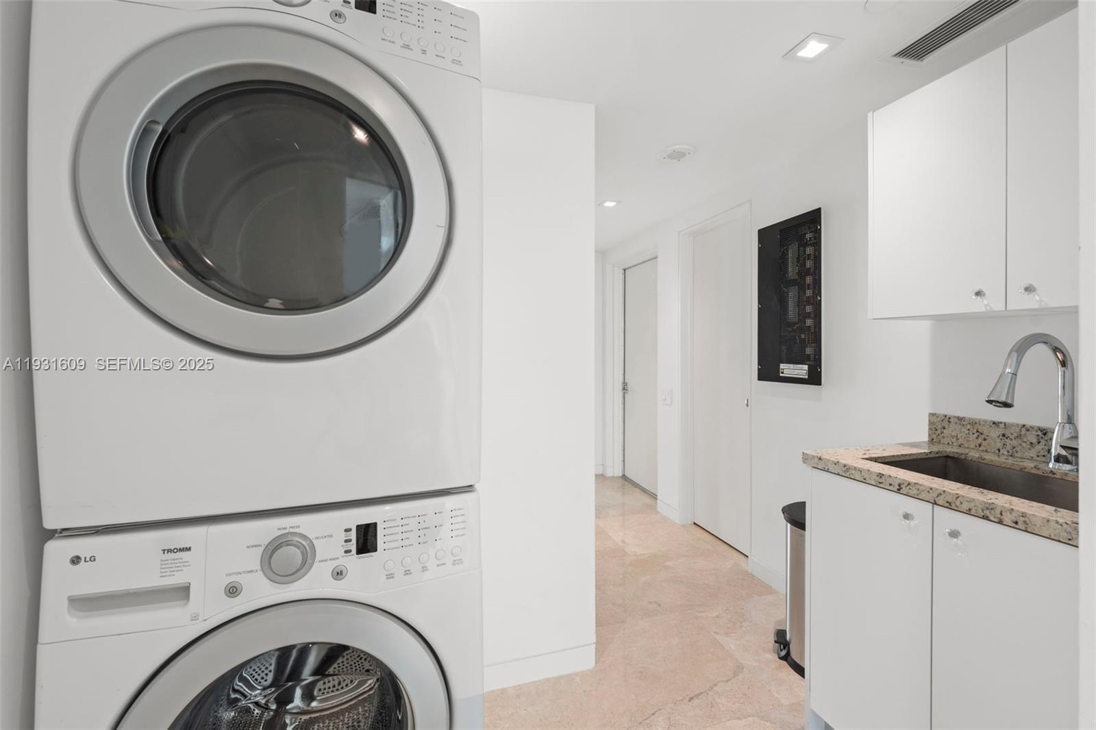 1643 Brickell Avenue, Unit 4102 Miami, FL 33129 - Photo 39 of 49 Laundry Room with direct access to upper level service area and service elevator
