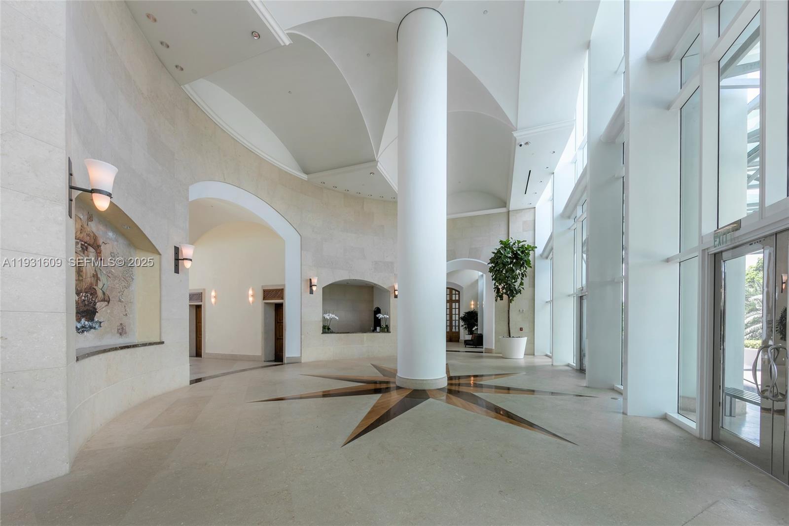 1643 Brickell Avenue, Unit 4102 Miami, FL 33129 - Photo 43 of 49 Santa Maria Lobby Entrance