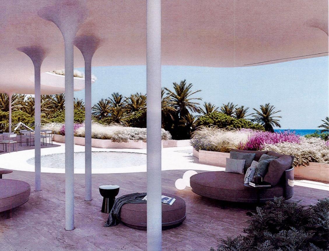 1643 Brickell Avenue, Unit 4102 Miami, FL 33129 - Photo 48 of 49 Santa Maria Digital Renderings of New Upper Deck Lounge Area