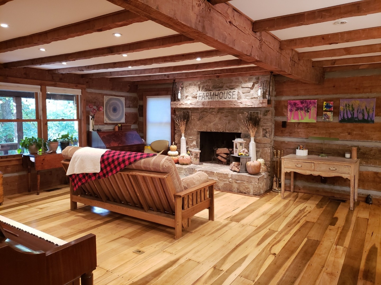 1630 Center Point Road Hendersonville, TN 37075 - Photo 46 of 46 a living room with a bed furniture and a fireplace