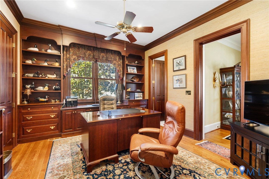 2730 Live Oak Lane Midlothian, VA 23113 - Photo 9 of 31 Executive study featuring custom built-ins, grass