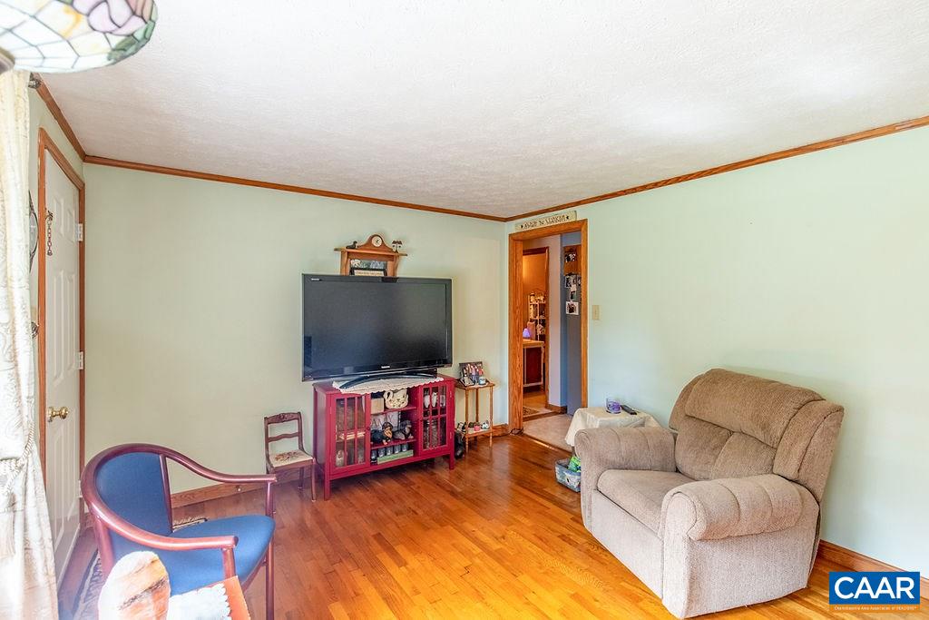 7219 Amicus Road Ruckersville, VA 22968 - Photo 15 of 35 a living room with furniture and a flat screen tv