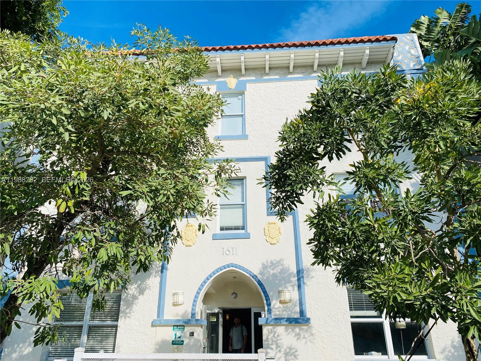 1611 Meridian Avenue, Unit 305 Miami Beach, FL 33139 - Photo 1 of 17 a house view with a outdoor space