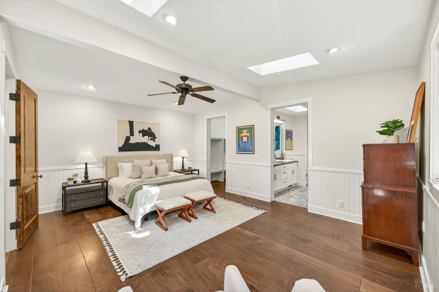 3425 Redwood Road Napa, CA 94558 - Photo 19 of 38 a bed room with a bed and a couch