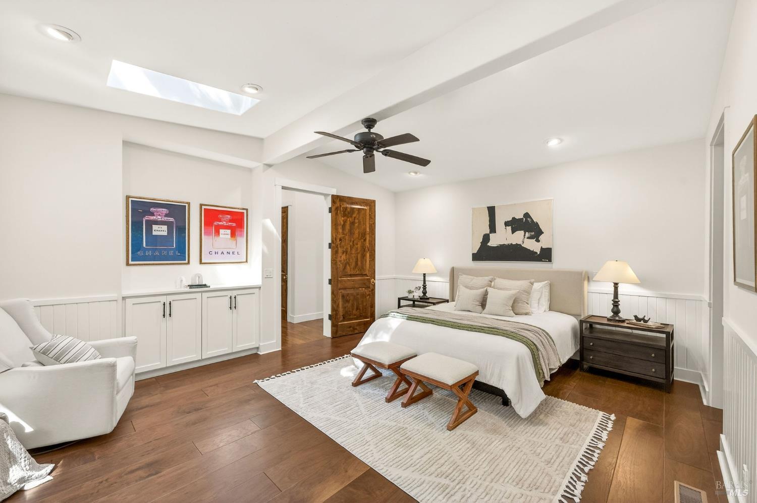 3425 Redwood Road Napa, CA 94558 - Photo 20 of 38 a bedroom with a bed and a couch