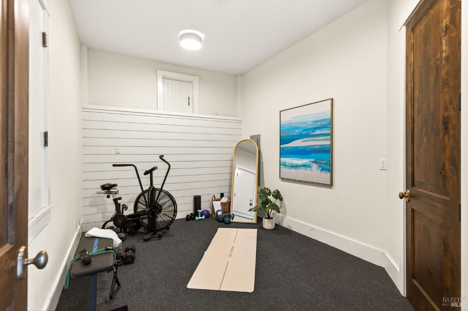 3425 Redwood Road Napa, CA 94558 - Photo 34 of 38 a view of a room with gym equipment