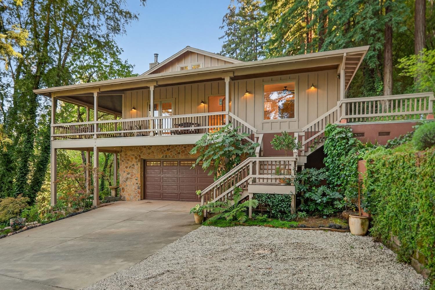 3425 Redwood Road Napa, CA 94558 - Photo 37 of 38 a front view of a house with a yard