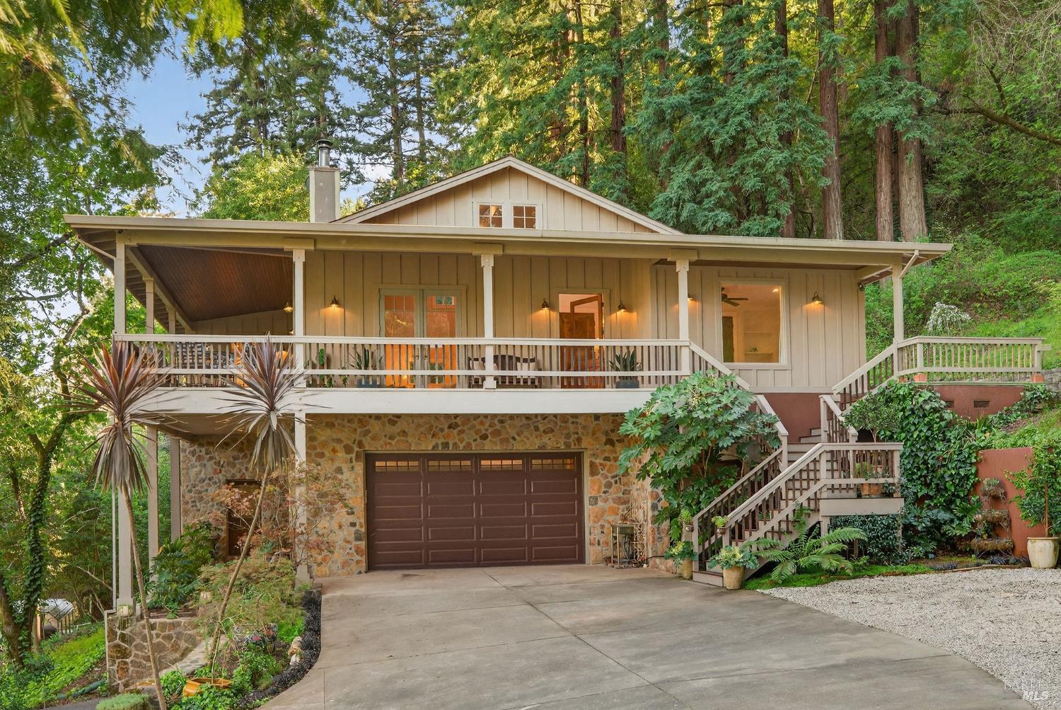 3425 Redwood Road Napa, CA 94558 - Photo 38 of 38 a front view of a house with a garden