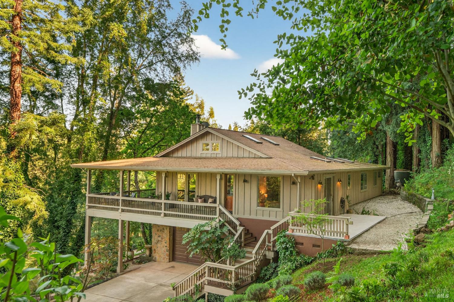 3425 Redwood Road Napa, CA 94558 - Photo 5 of 38 a front view of a house with a yard