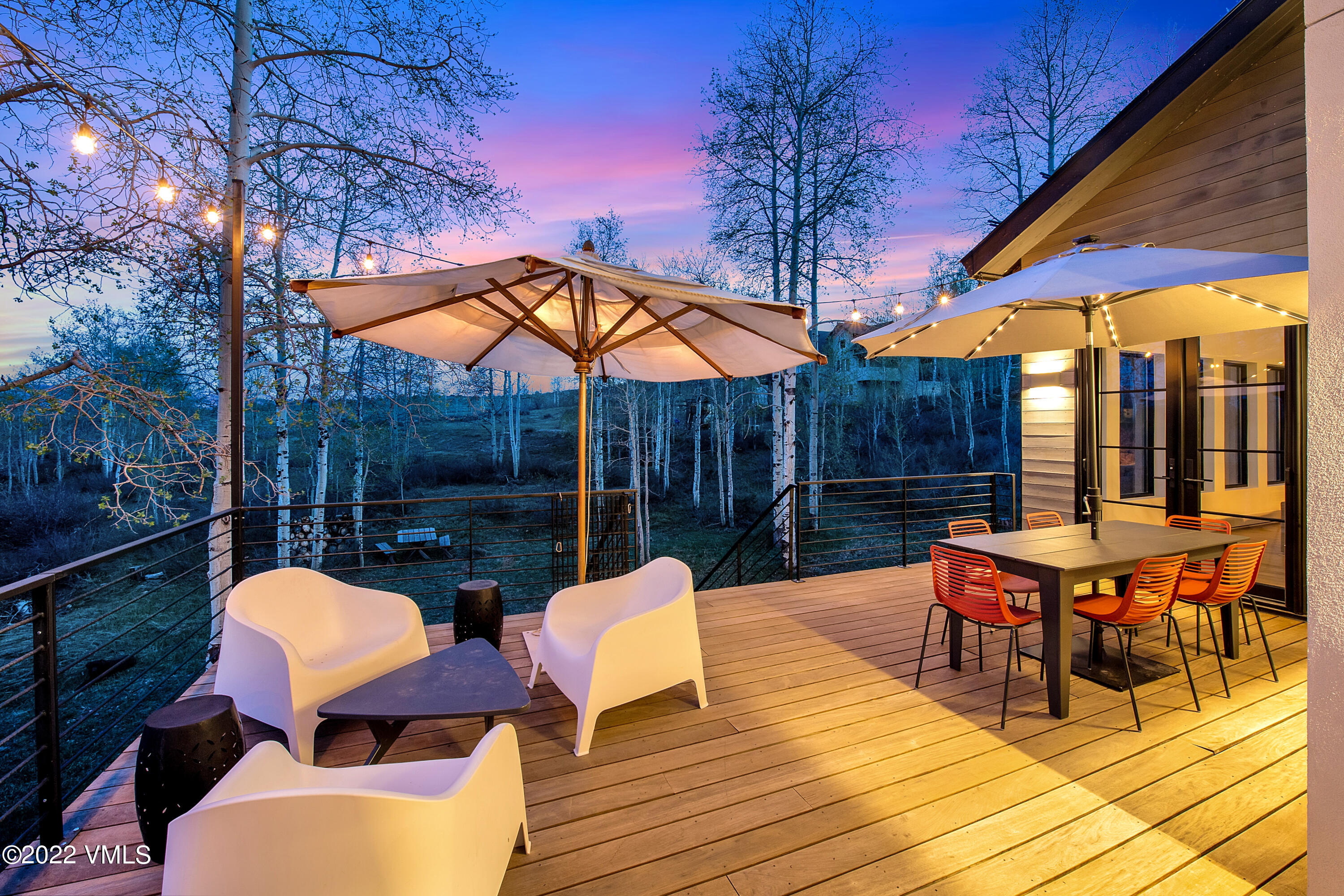 5340 Bellyache Ridge Road Wolcott, CO 81655 - Photo 35 of 35 Dusk Deck