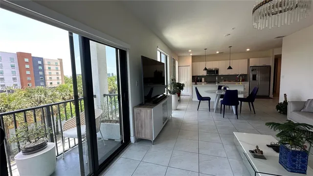 a view of a livingroom with furniture window and outside view