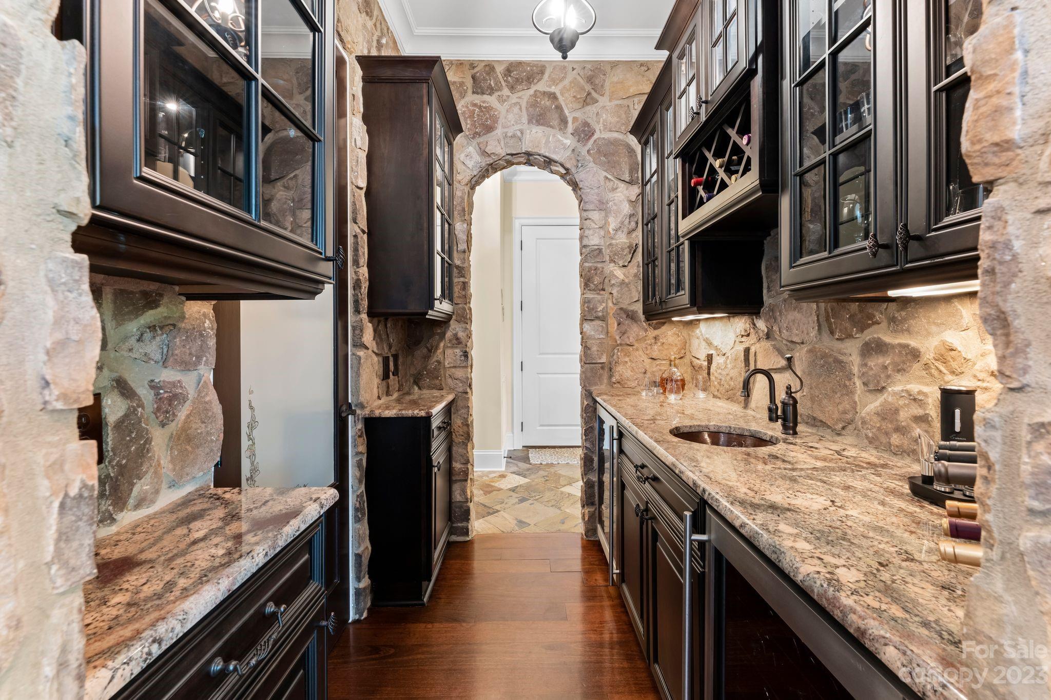 413 Bay Harbour Road Mooresville, NC 28117 - Photo 13 of 47 a kitchen with stainless steel appliances granite countertop a stove and a refrigerator