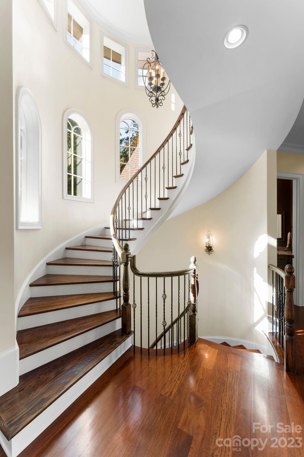413 Bay Harbour Road Mooresville, NC 28117 - Photo 21 of 47 a view of entryway and hall with wooden floor