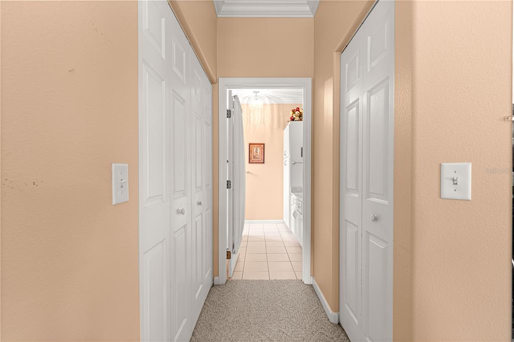 5543 Northwest 25th Loop Ocala, FL 34482 - Photo 18 of 50 a view of a bathroom from the hallway