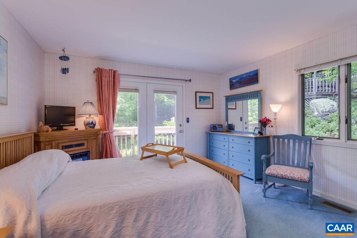 148 Old Stony Ridge Road Afton, VA 22920 - Photo 24 of 32 a bedroom with a bed and a tv