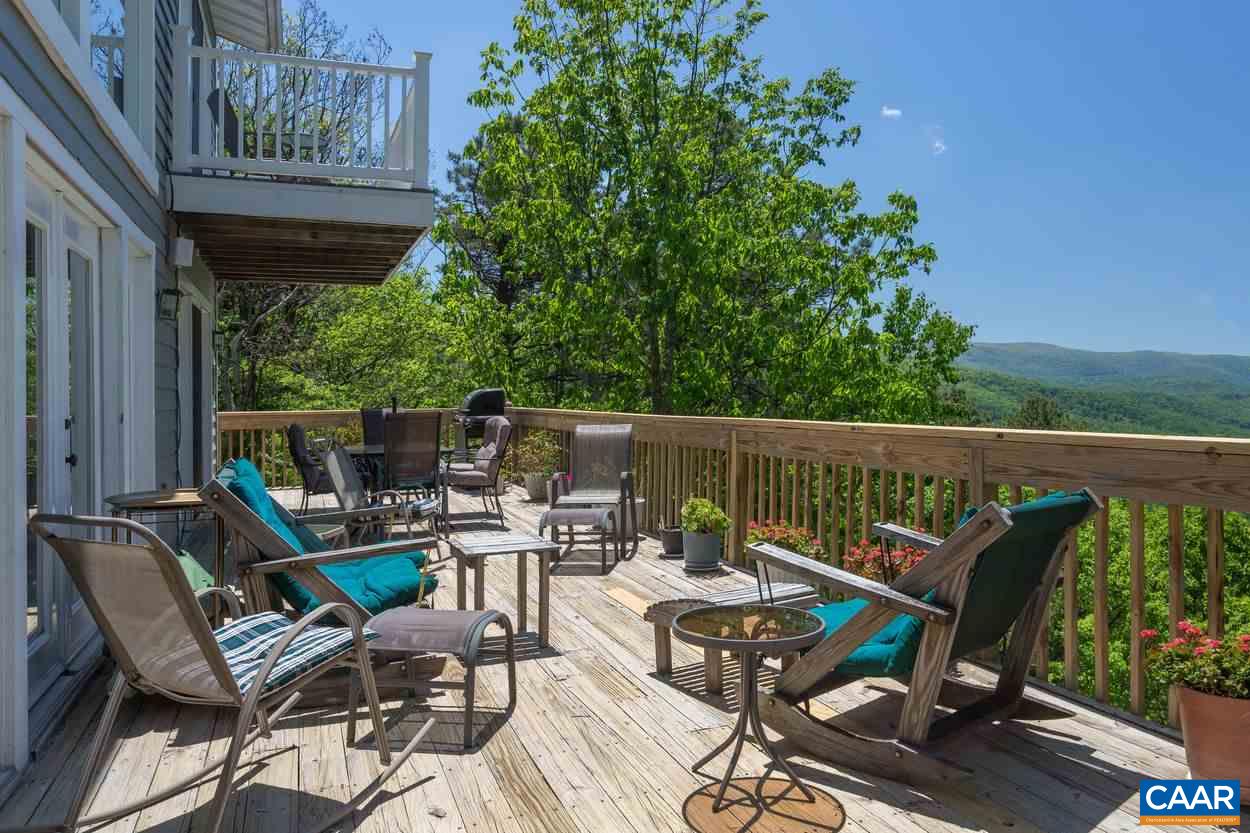 148 Old Stony Ridge Road Afton, VA 22920 - Photo 31 of 32 a view of chair and tables in the patio