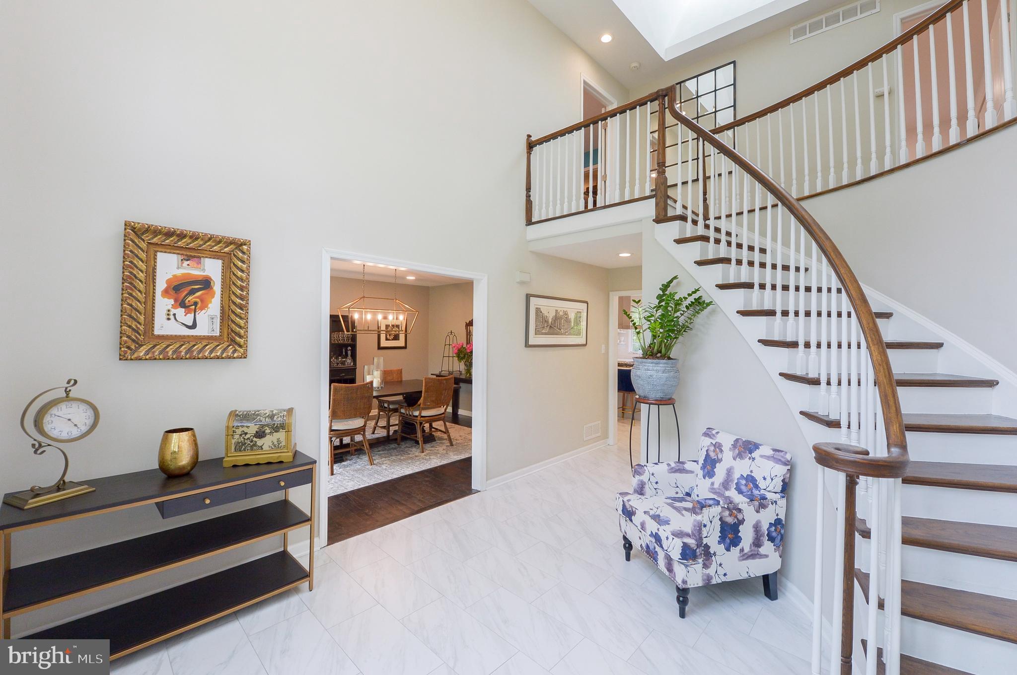 1037 Riverton Road Moorestown, NJ 08057 - Photo 2 of 57 Alluring curved staircase upon entering